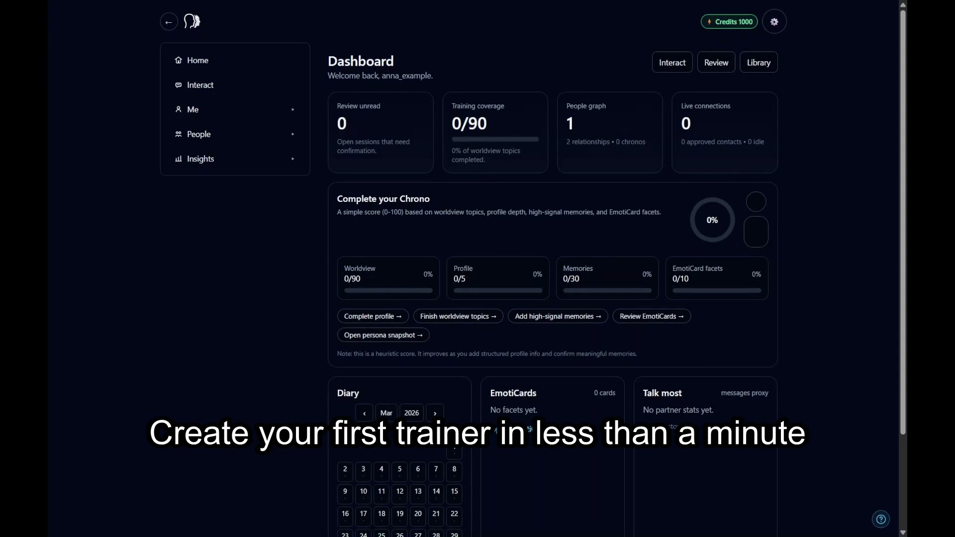 Create your trainer